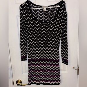 Chic Chevron Knit Dress